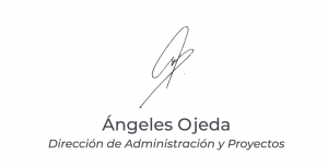 Firma de Ángeles Ojeda, Director de Administración y Proyectos - ATBEY